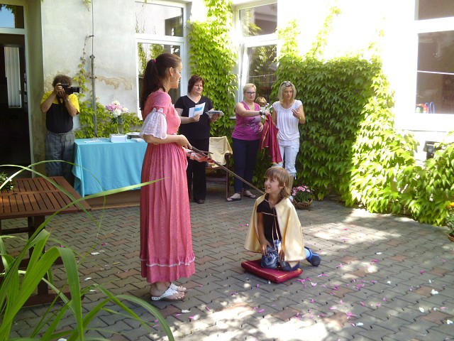 10.6.2014 - Pasování na čtenáře - 1. třída