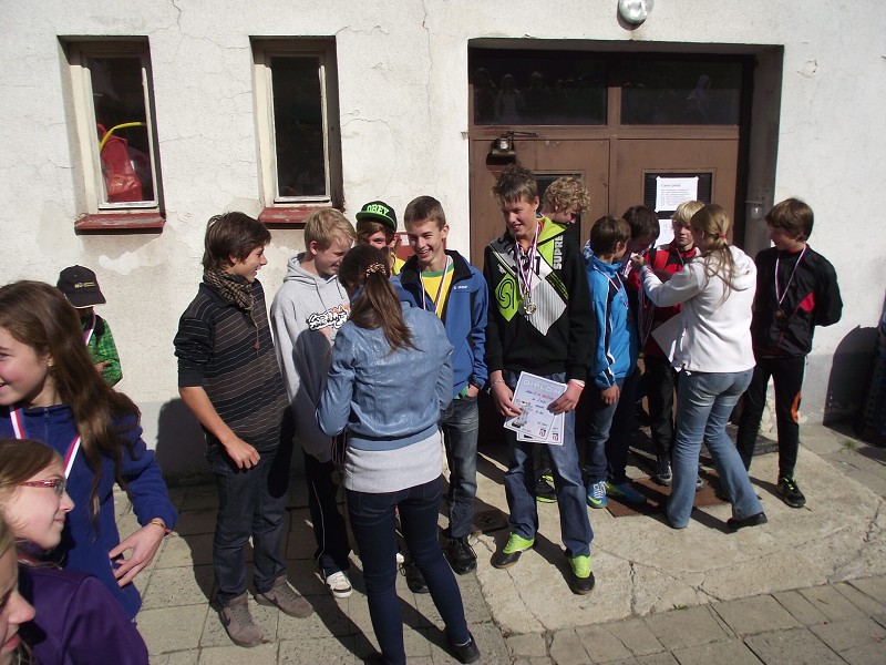 Přespolní běh - okresní kolo - 3.10.2013