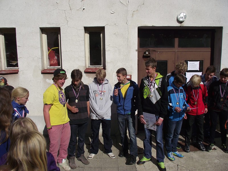 Přespolní běh - okresní kolo - 3.10.2013